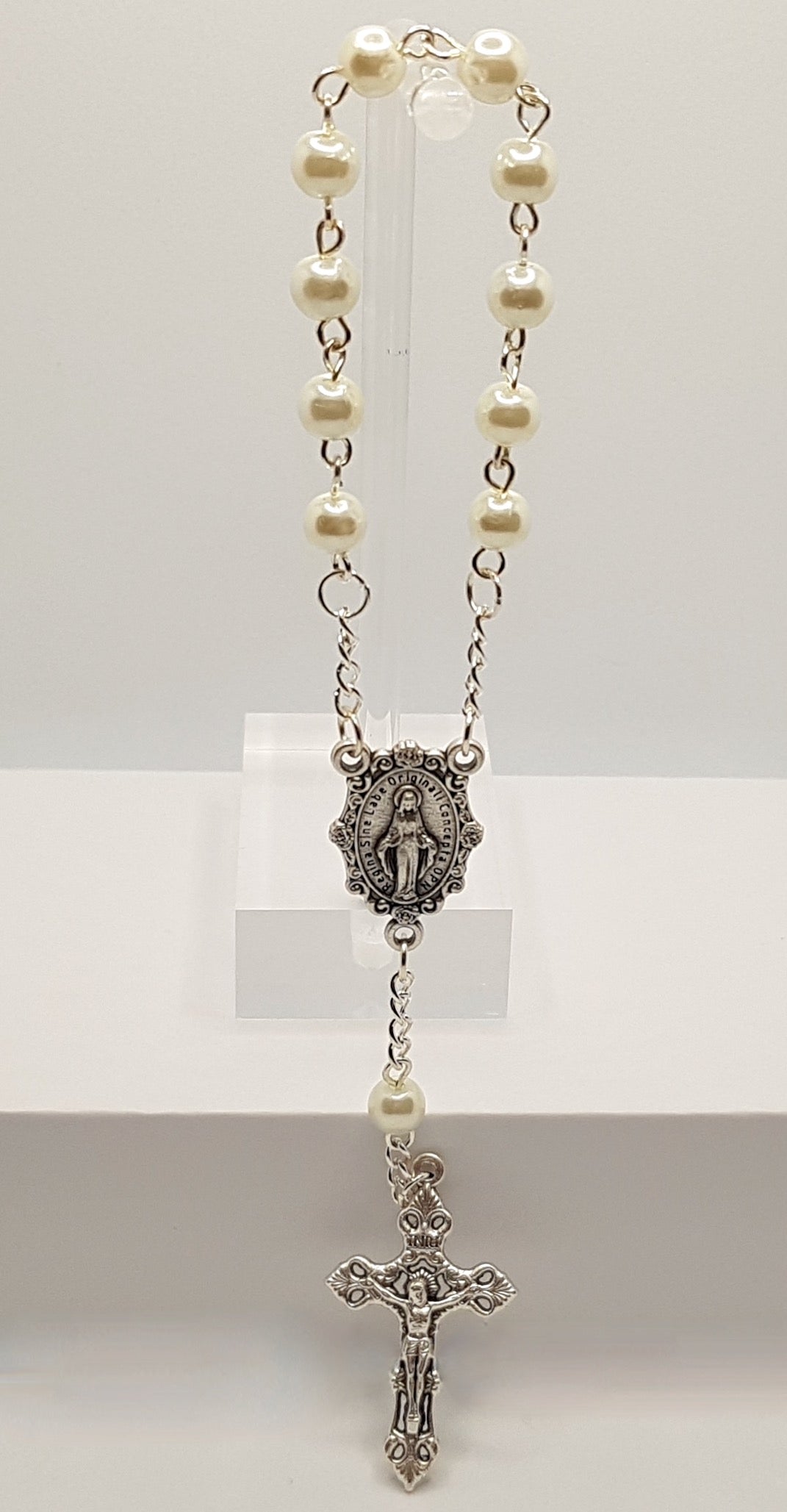 Glass Pearl Pocket Rosaries