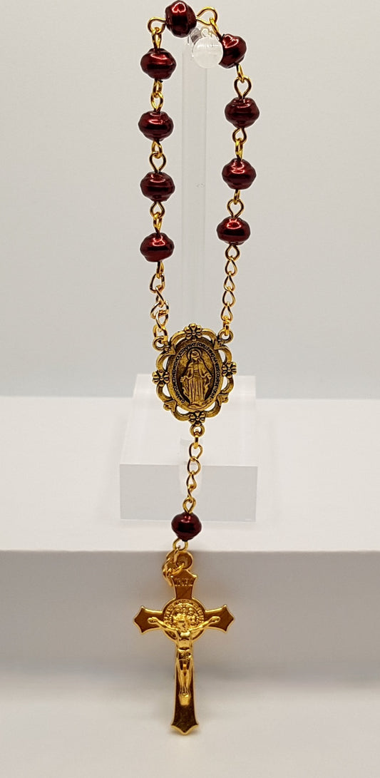 Swirl Beaded Pocket Rosaries