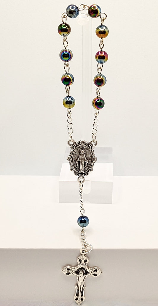 St. Therese Rainbow Pocket Rosary