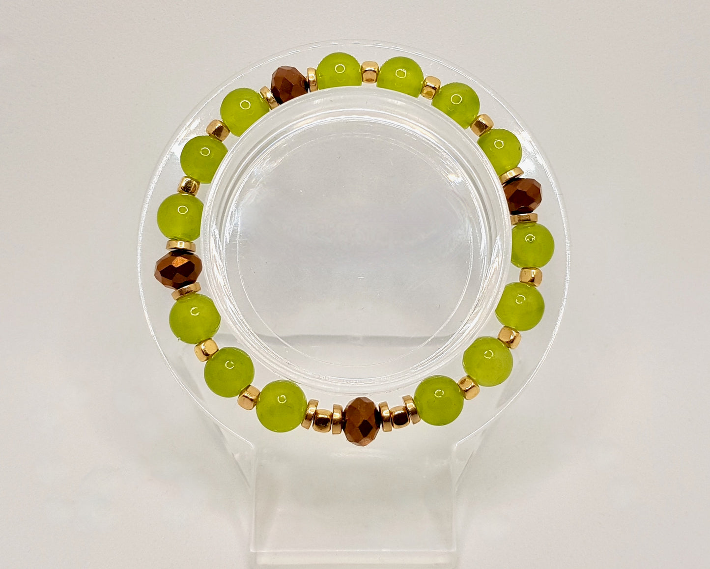 'Olive Grove' Stretch Bracelet