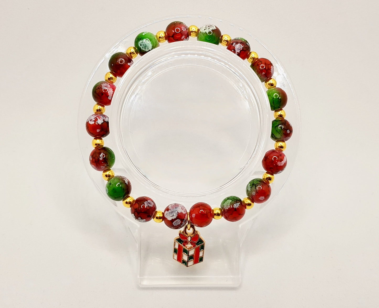 'Holly and Ivy' Stretch Bracelet