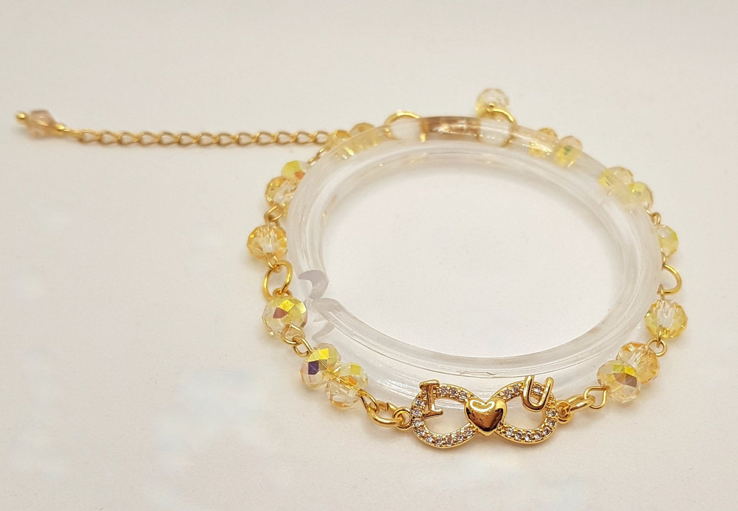 'I Love You' Golden Bracelet