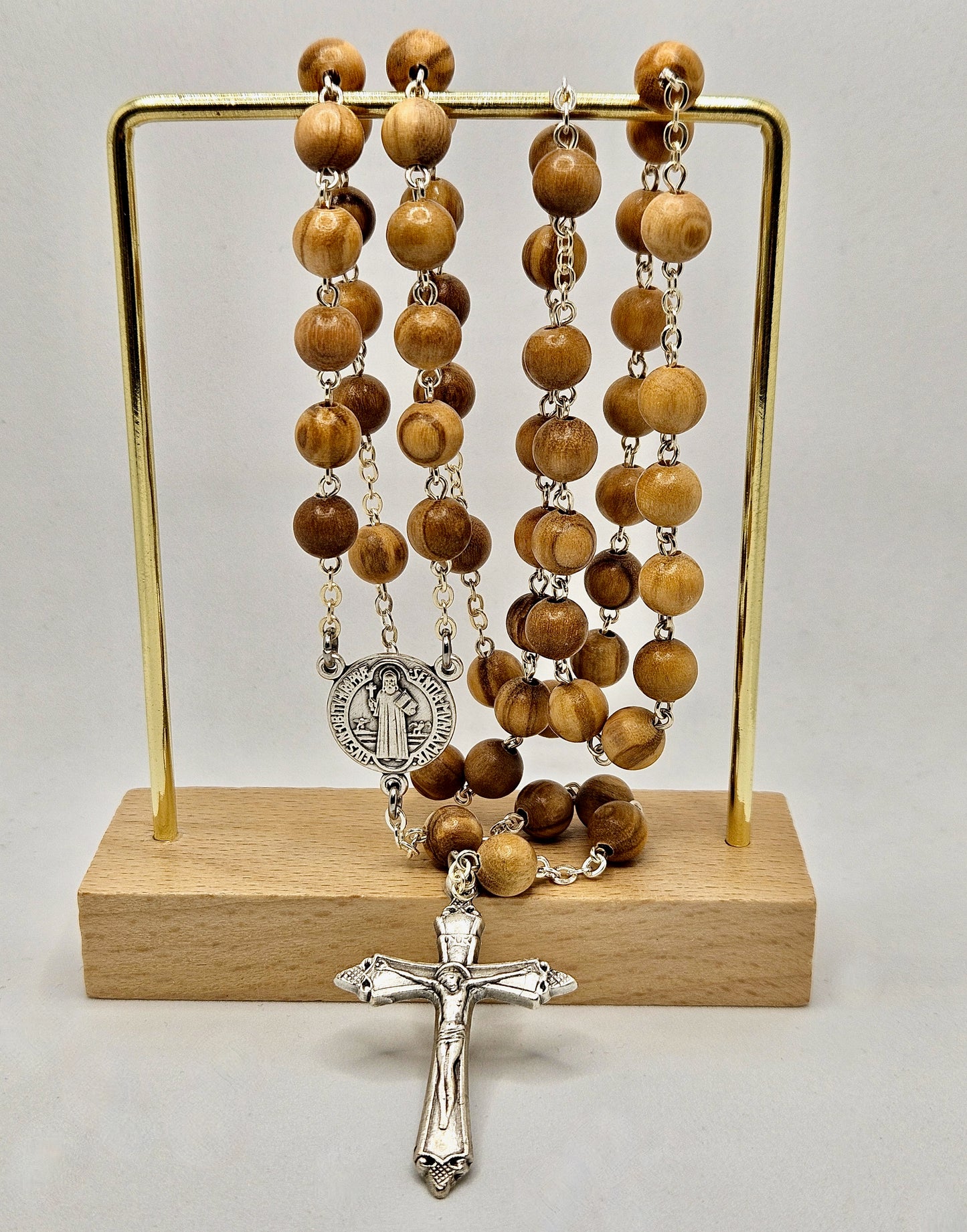 St. Benedict Olive Wood Rosary