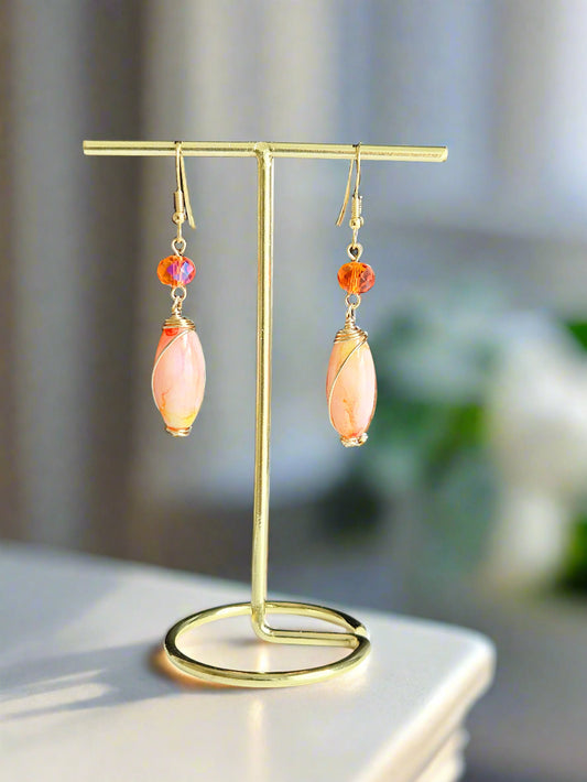 'Whispers of Sundown' Necklace & Earrings Set