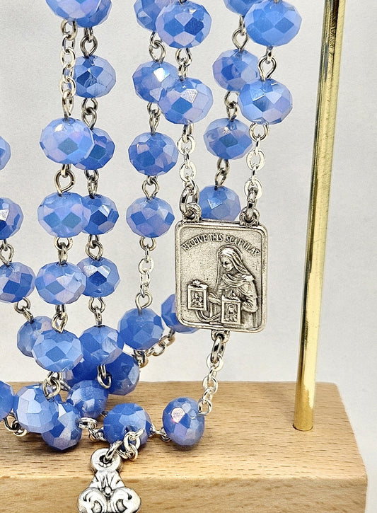 'Our Lady Of Mount Carmel/Brown Scapular Medal' Rosary