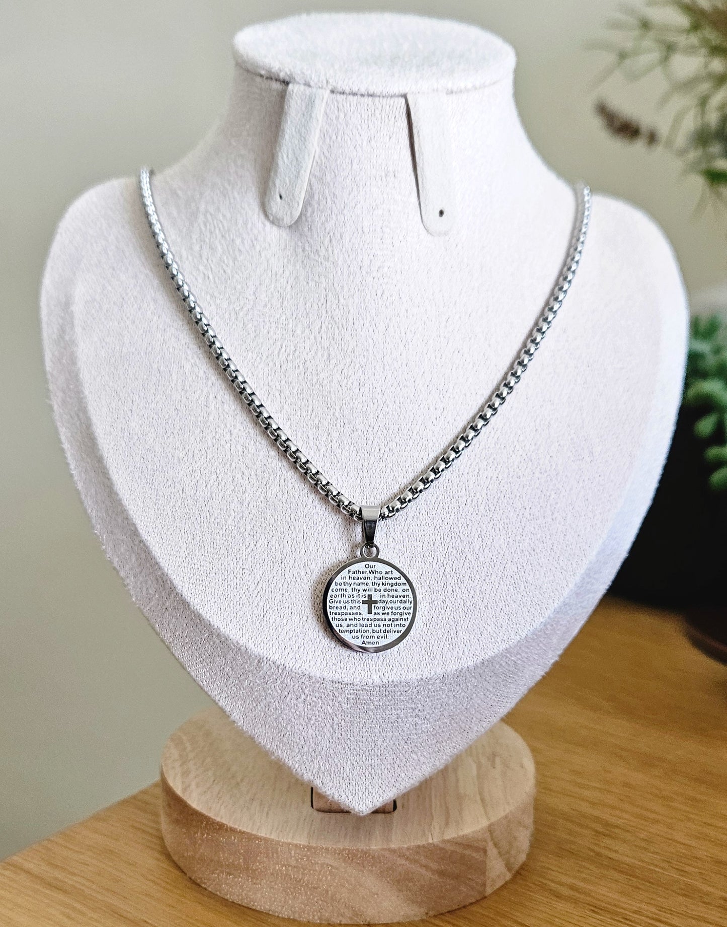 'Our Father' Pendant & Chain