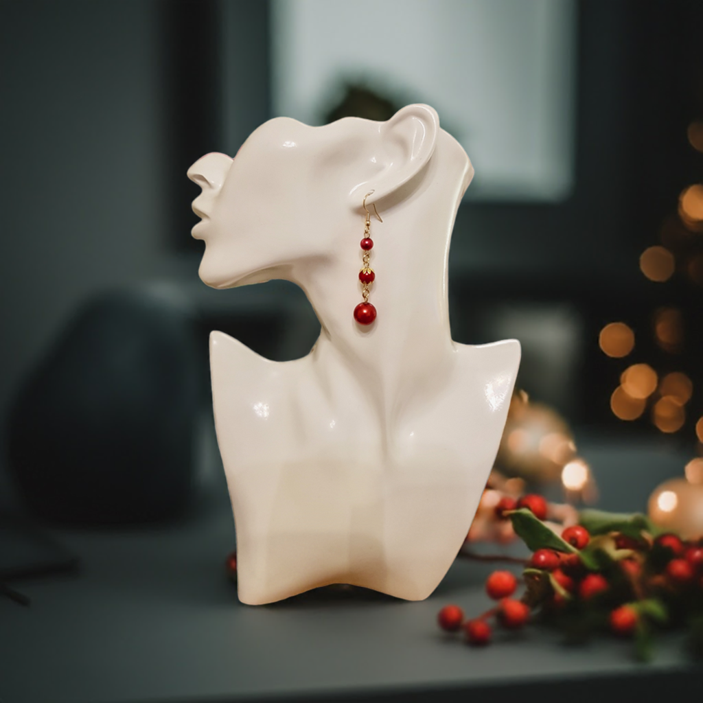 'Shades Of Berry' Earrings