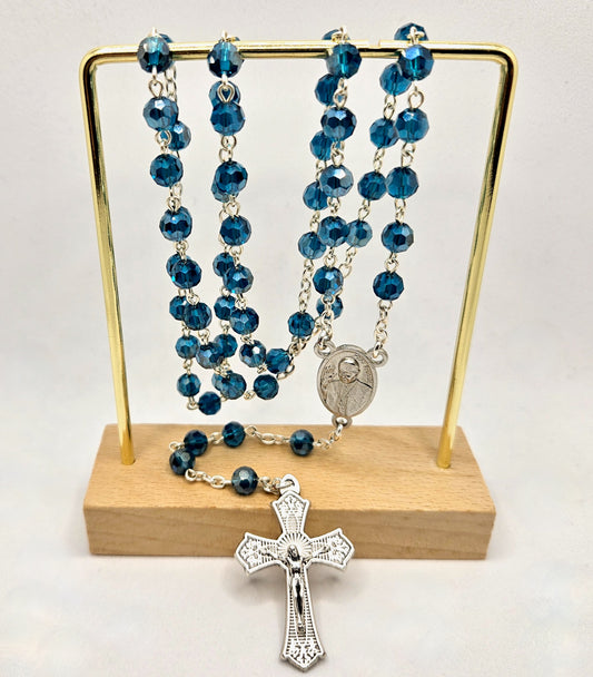 Pope Francis Rosary in Teal