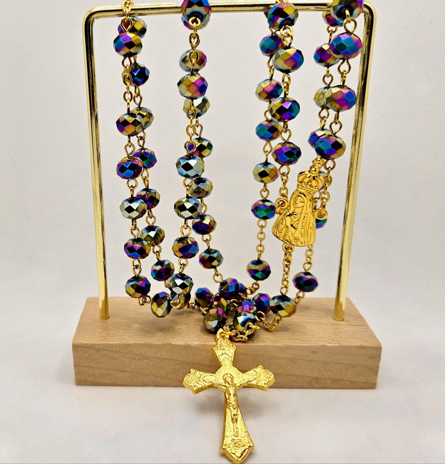 Our Lady Of Fátima Rainbow Rosary