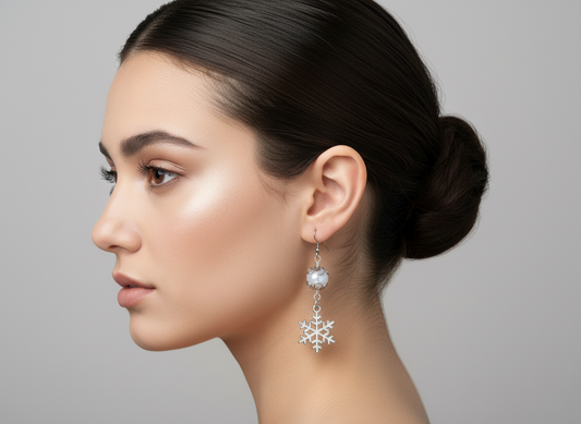 'Snowflake Symphony' Earrings