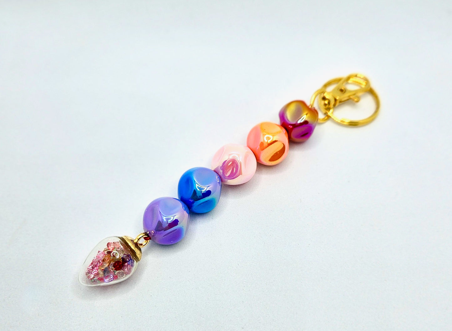 'Colour Bloom' Bag Charm & Keychain