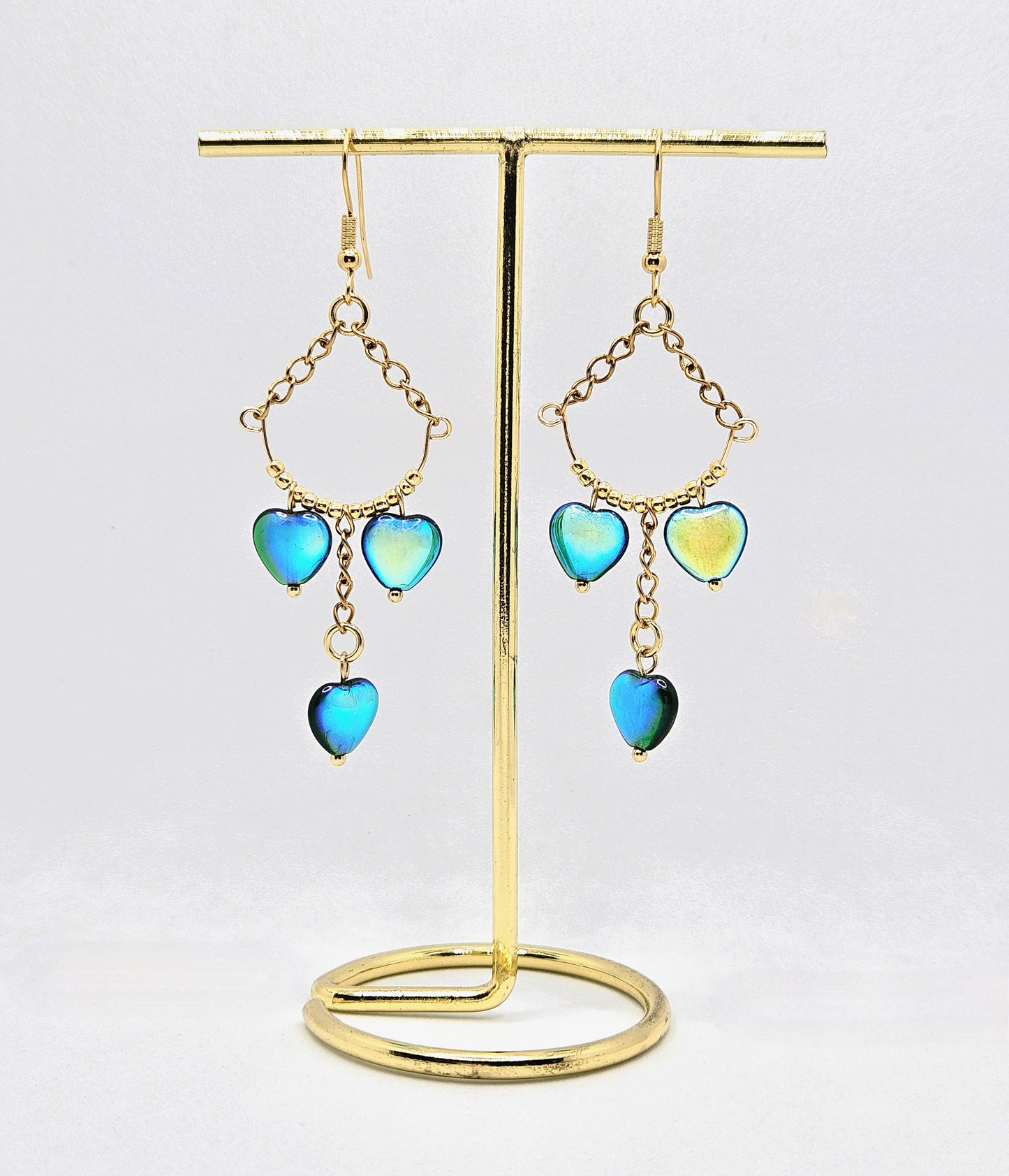 'Electric Hearts' Earrings