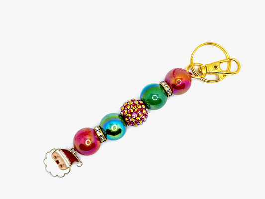 'Santa' Bag Charm & Keychain